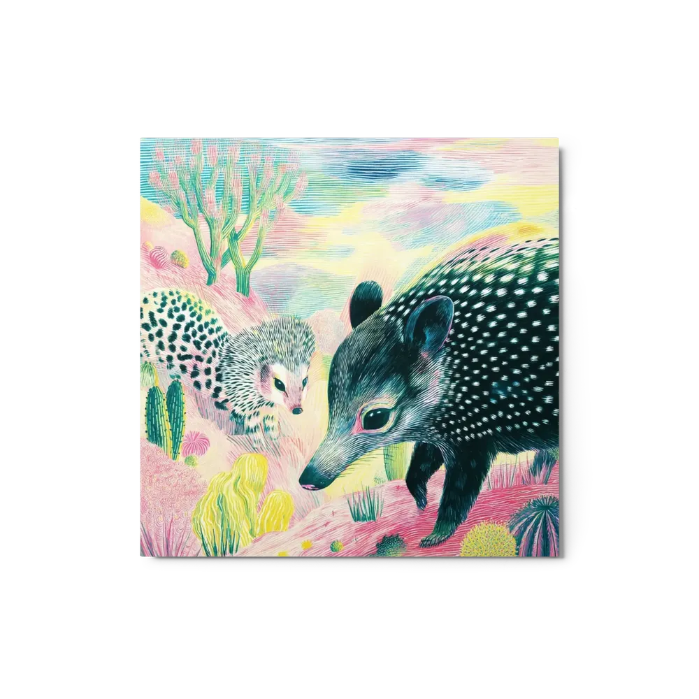 Pastel Desert Creatures | Art Print