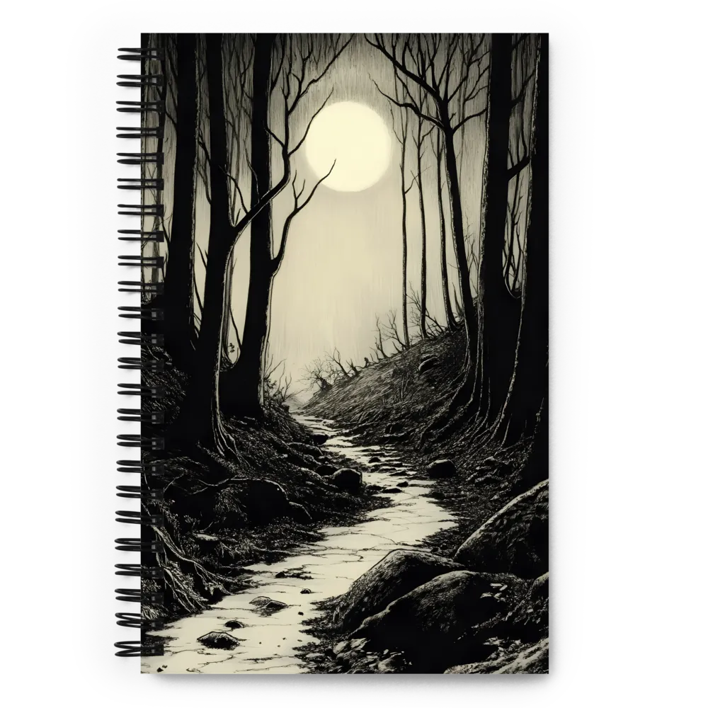 Whispers of the Moonlit Forest 
 Spiral Notebook | 140 pages