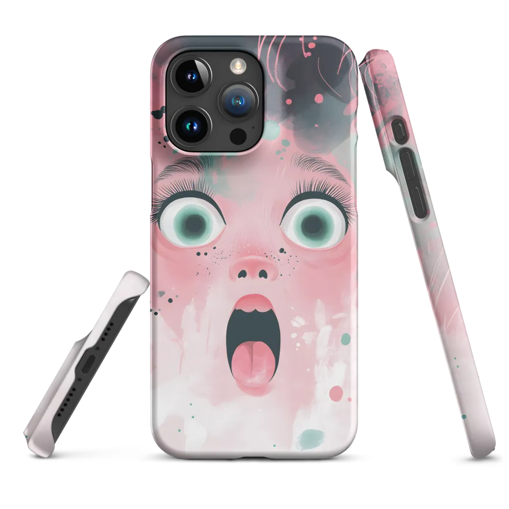 Surprised Expression Digital Art | Phone Case