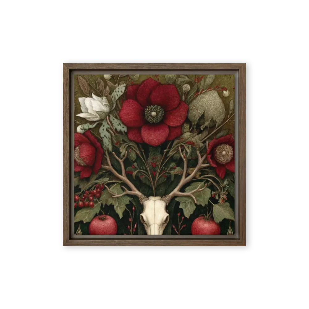 Botanical Deer Skull | Art Print