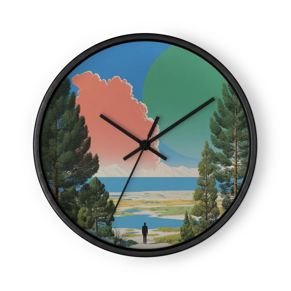The Emerald Orb | Wall Clock