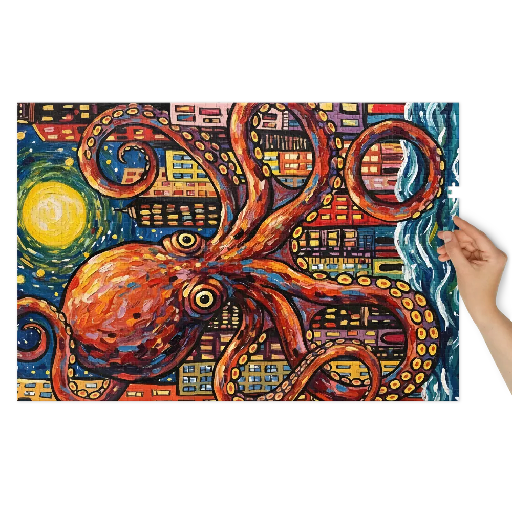 Moonlit Octopus | Jigsaw Puzzles