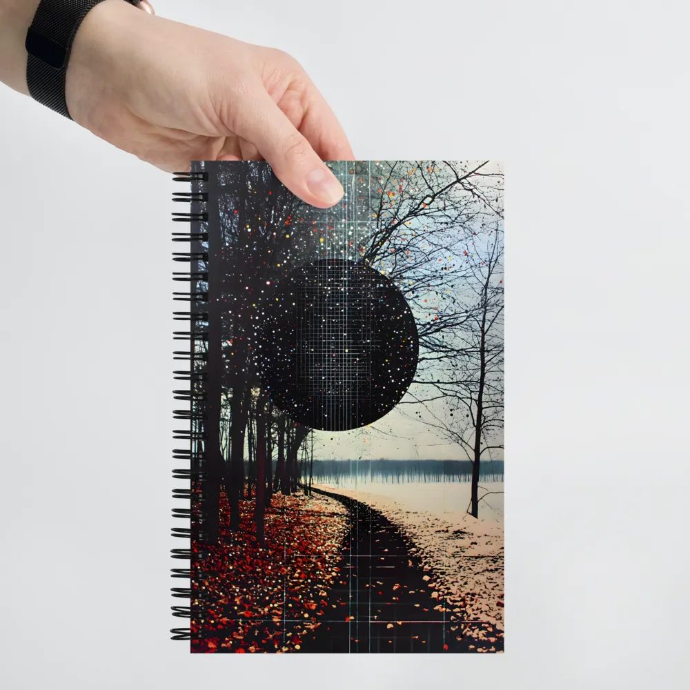 Cosmic Forest Path 
 Spiral Notebook | 140 pages
