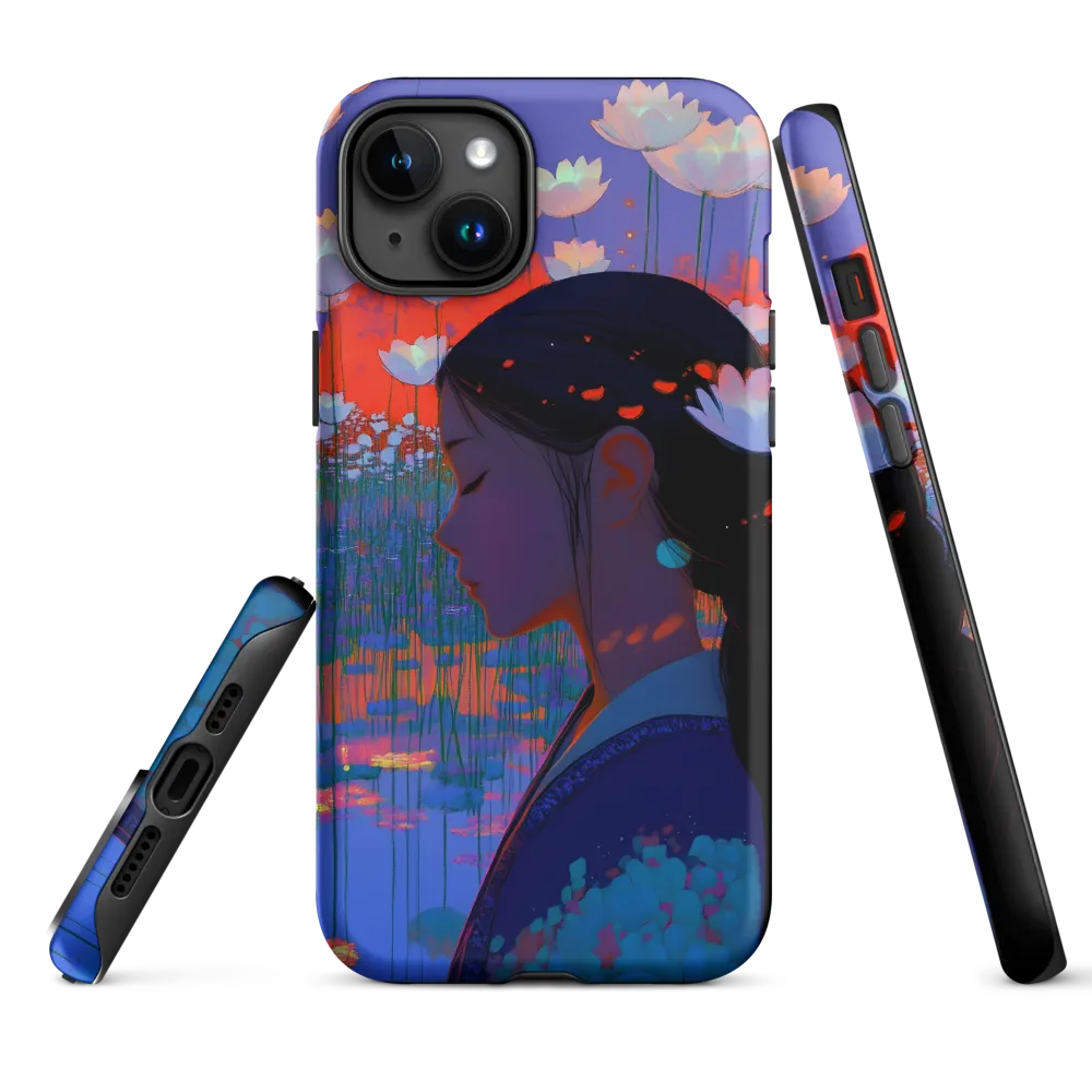 Silent Lotus Pond | Phone Case