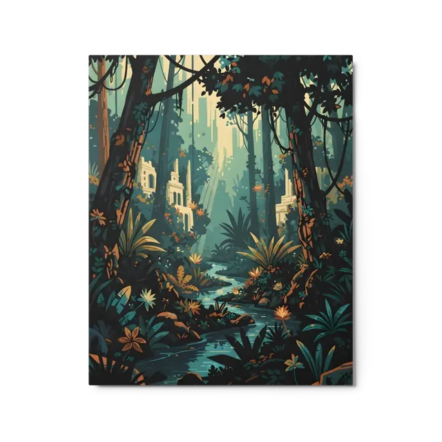 Lost City in the Jungle | Art Print