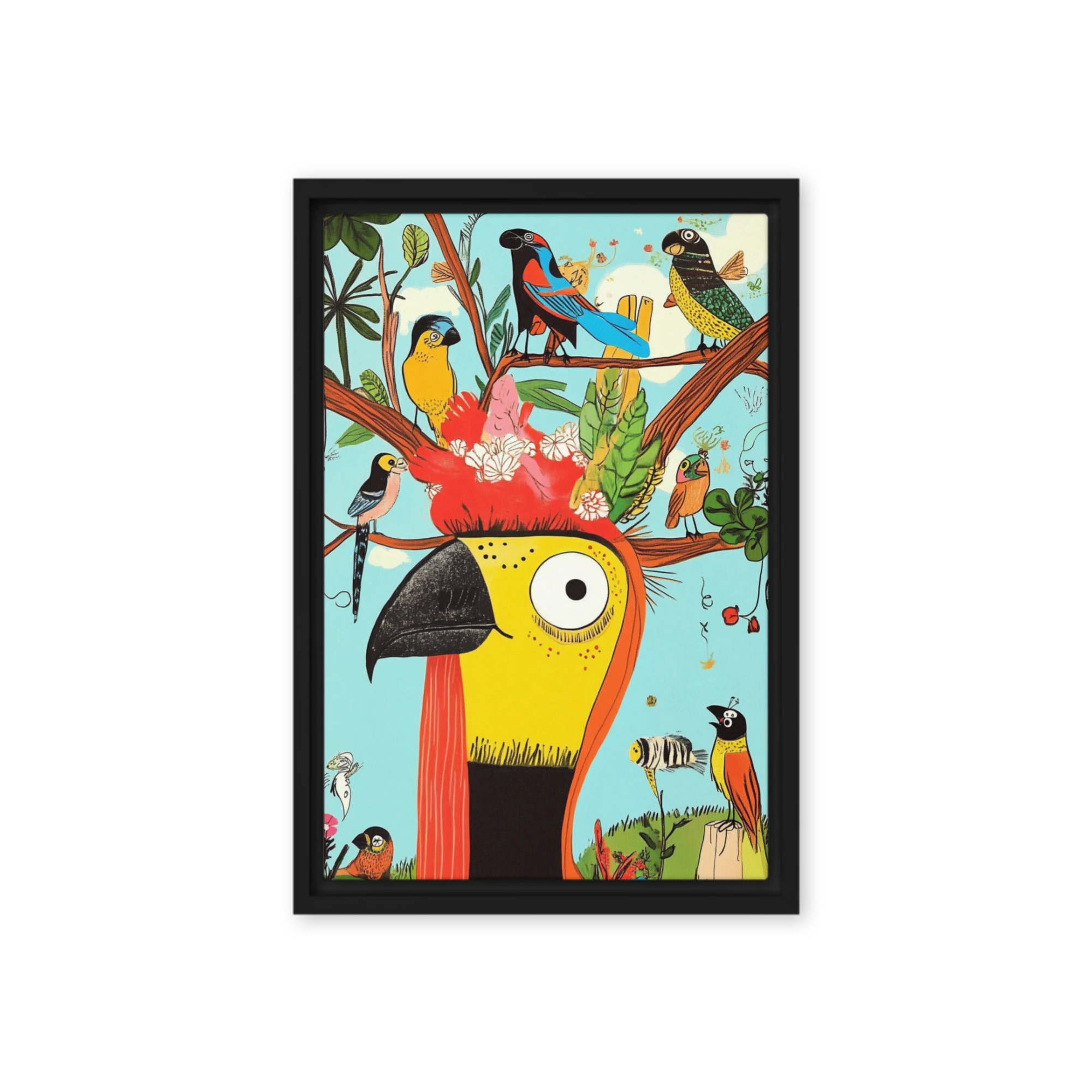 Stylized Jungle Birds | Art Print