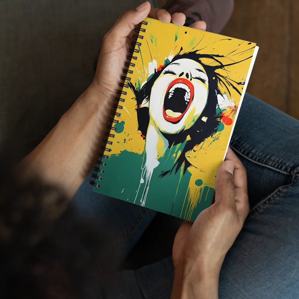 Primal Scream Pop Art 
 Spiral Notebook | 140 pages