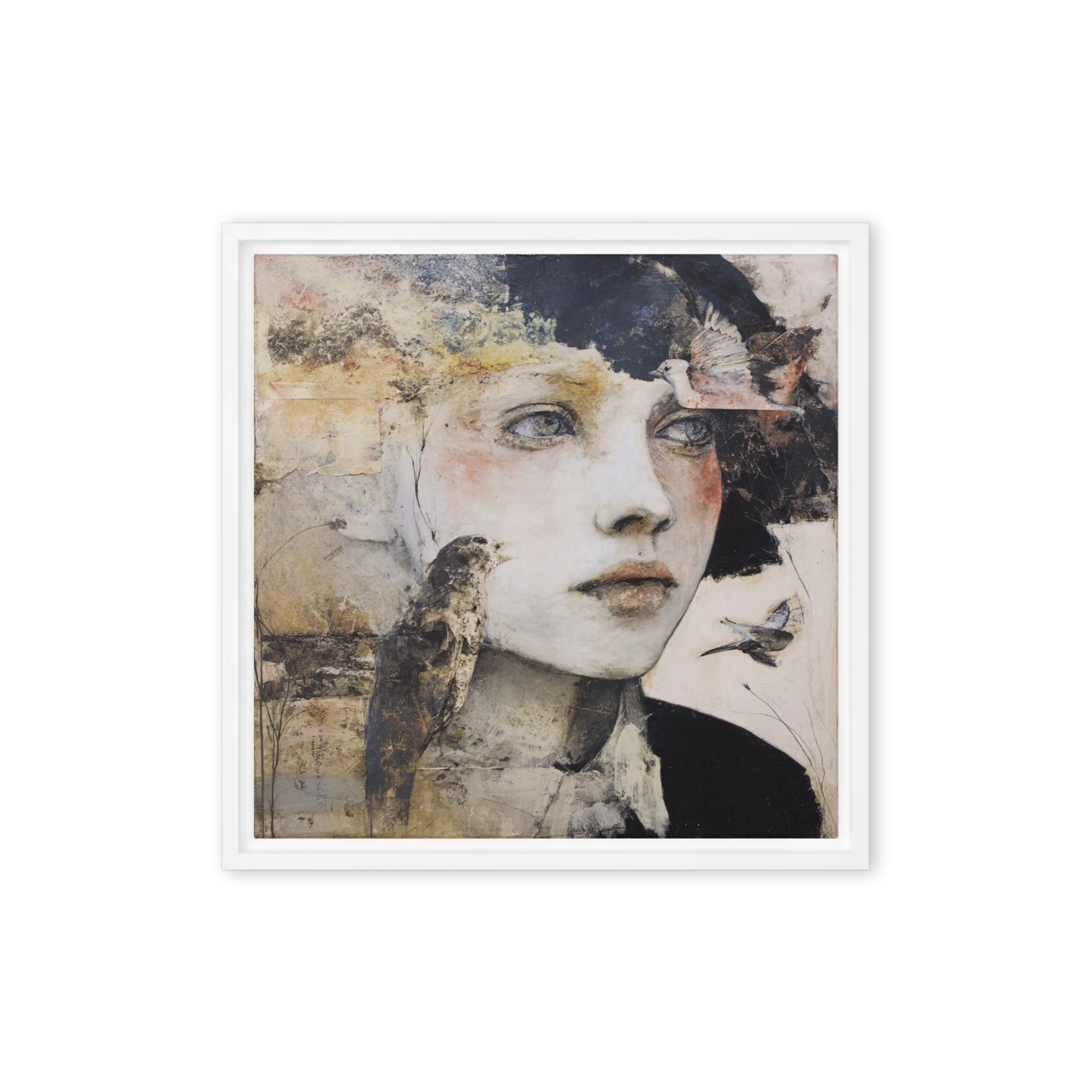 Girl with Birds