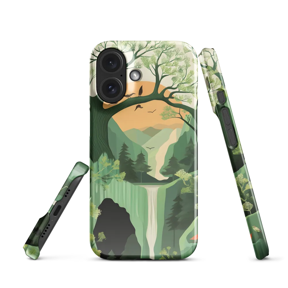 Whispering Woods Waterfall 
 Samsung Galaxy S10 | Snap Case