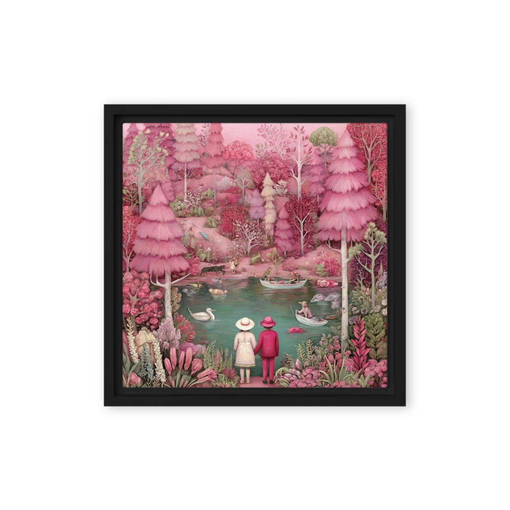 The Whimsical Pink Forest | Art Print