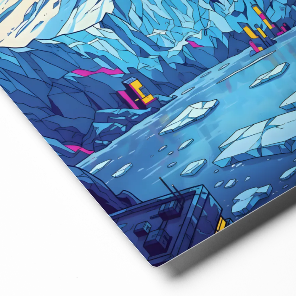 Frozen Future Cityscape | Art Print