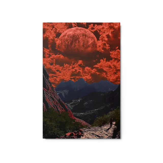 Solitary Journey on the Red Planet | Art Print