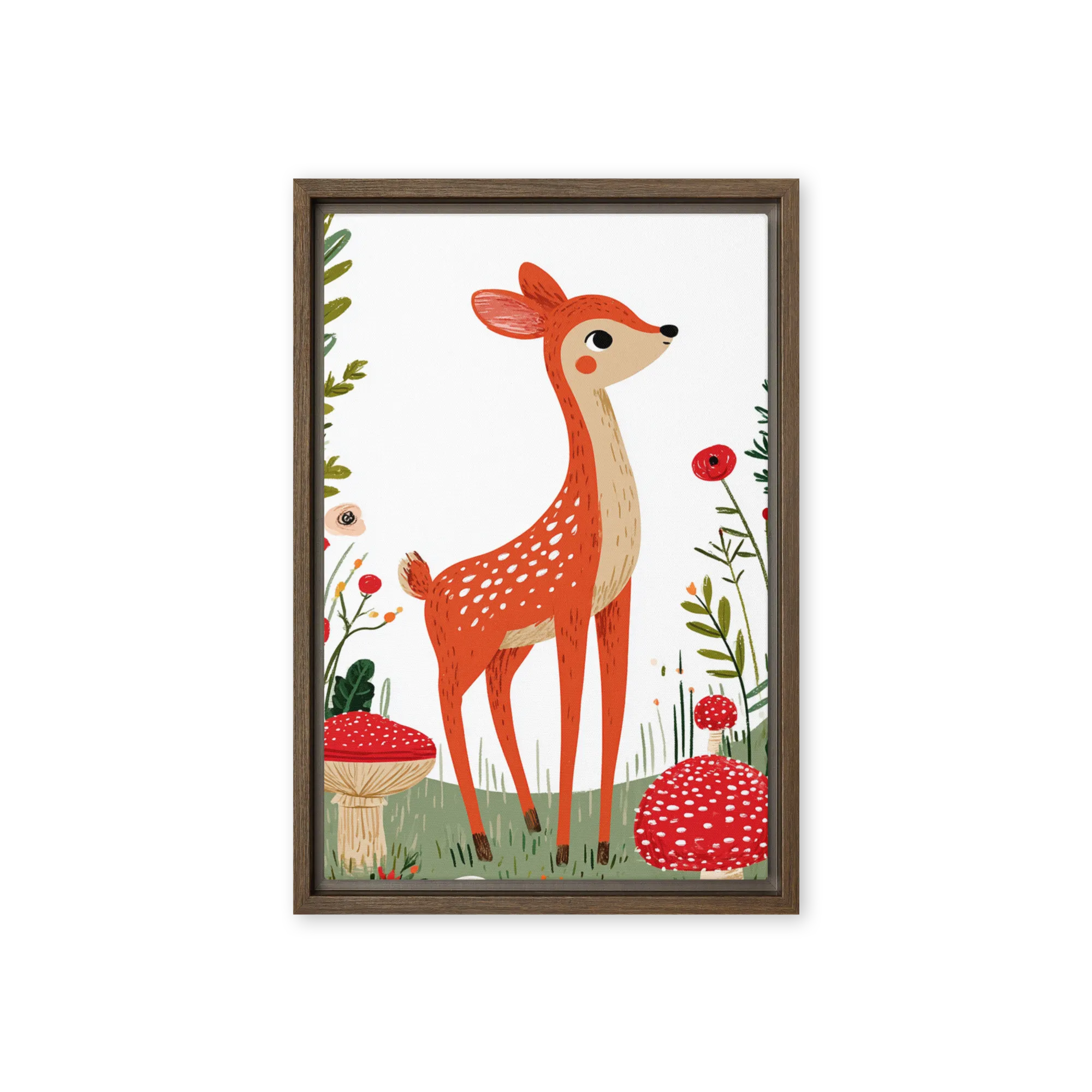 Cozy Woodland Folk Nursery Art — Snug & storied