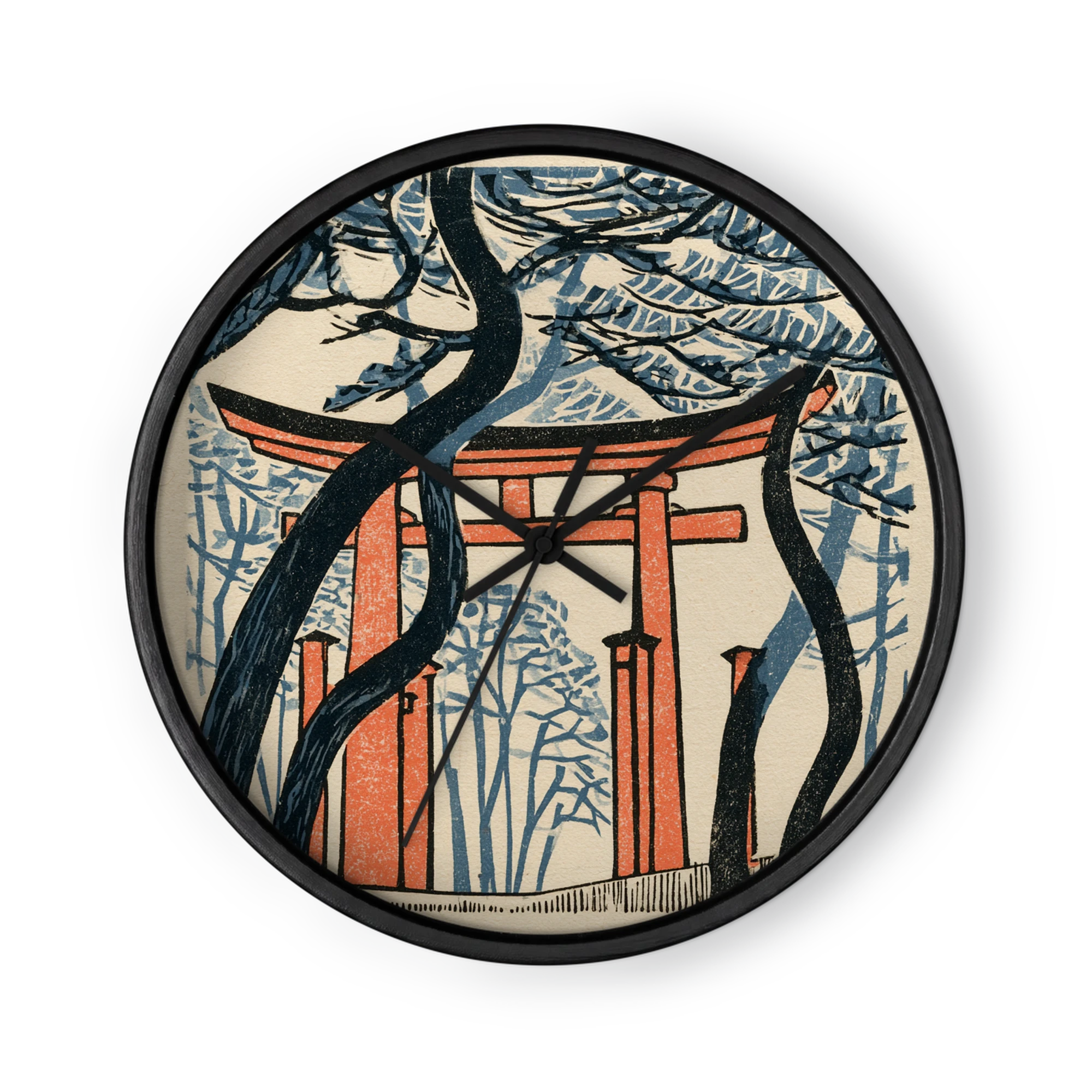 Torii Gate in Pine Forest