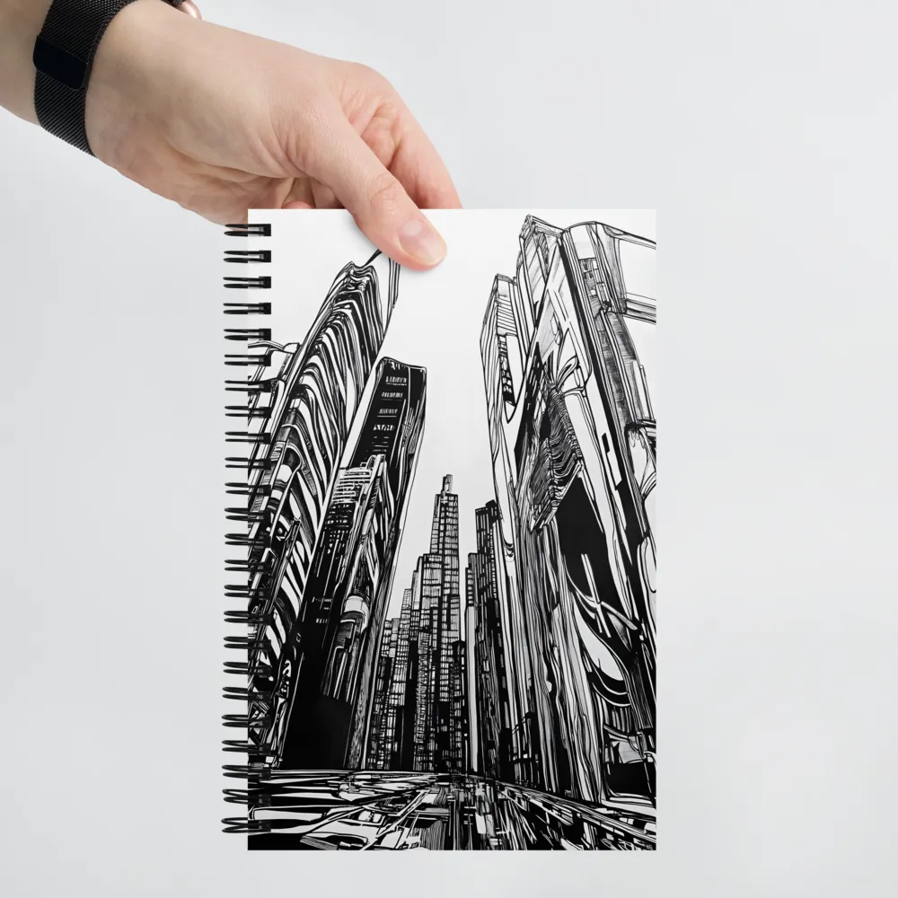 Monochrome Metropolis 
 Spiral Notebook | 140 pages