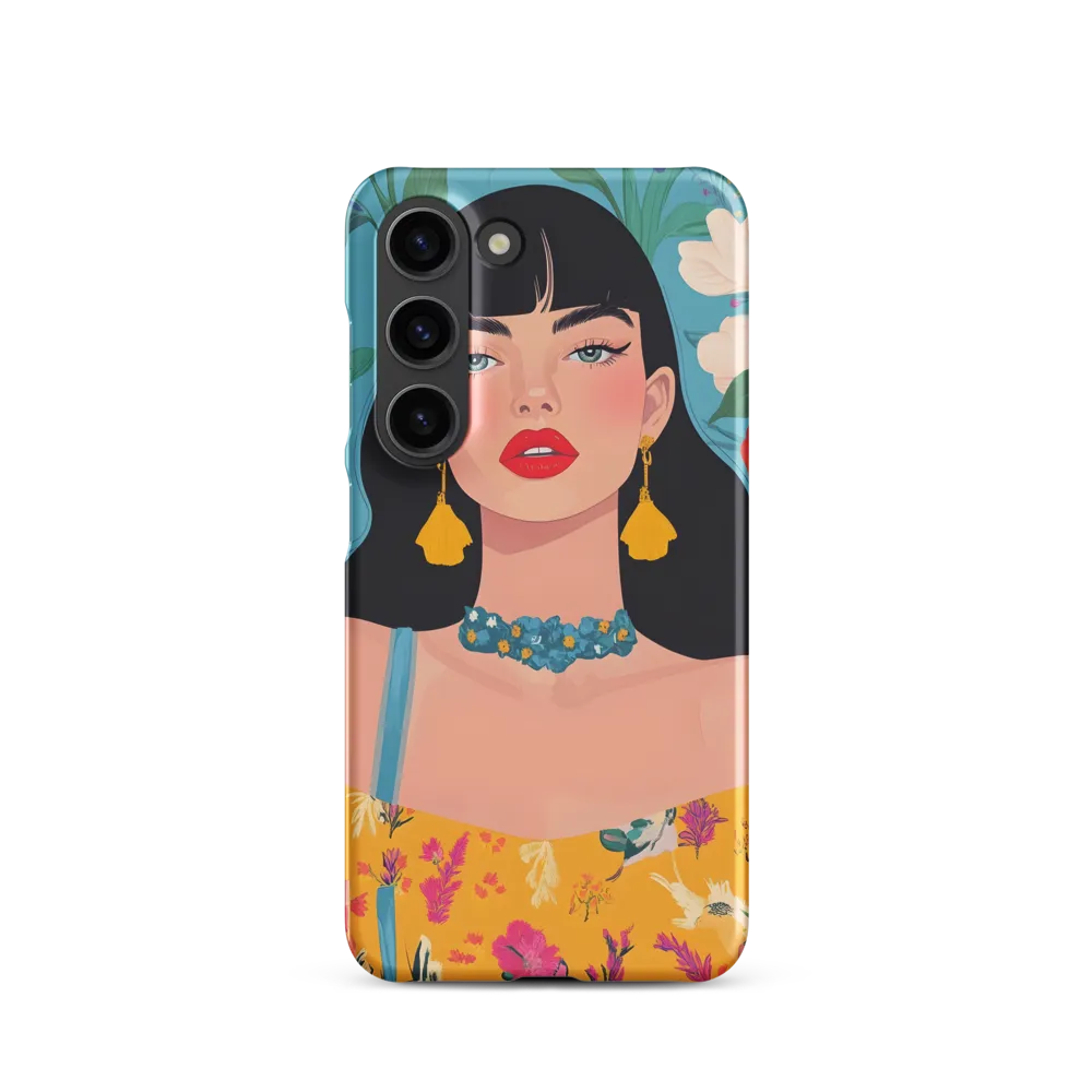 Floral Portrait Illustration | Phone Case