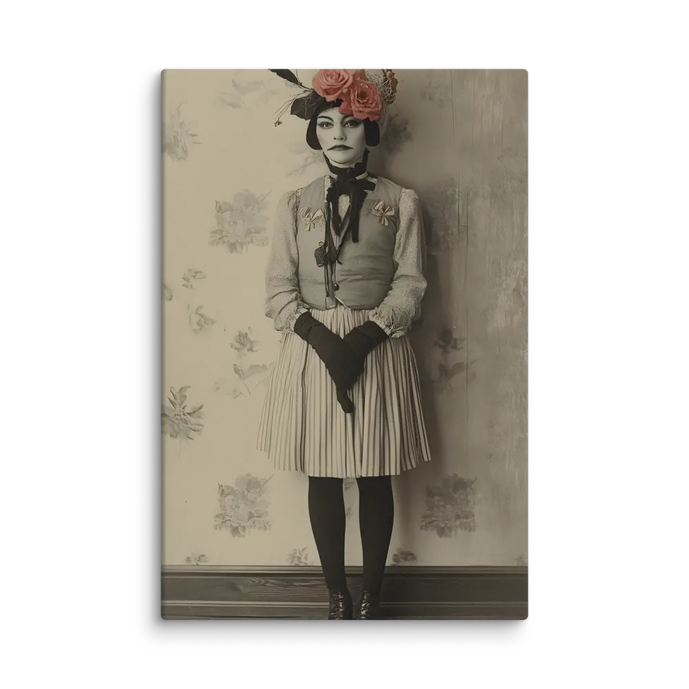 The Floral Clown 
 Canvas | 40″x 60″
