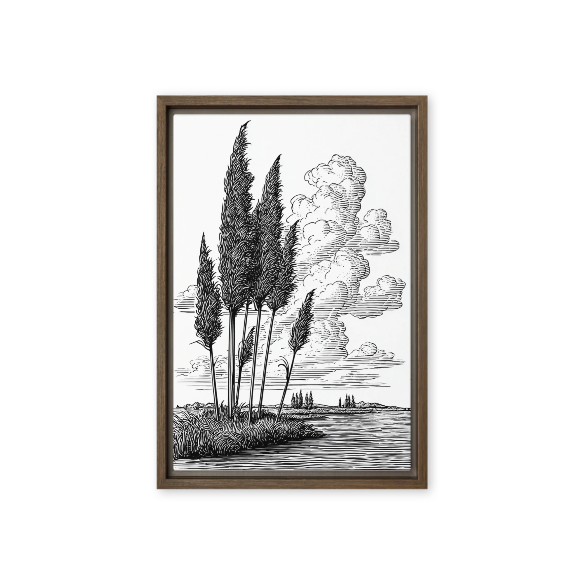 Riverside Reeds | Art Print