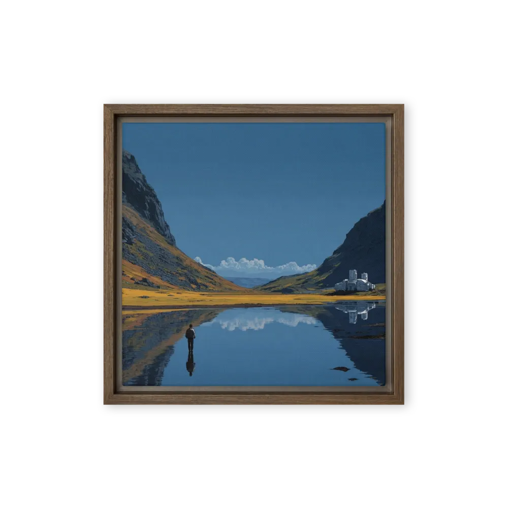 The Quiet Outpost 
 Metal Print | 12″x 12″