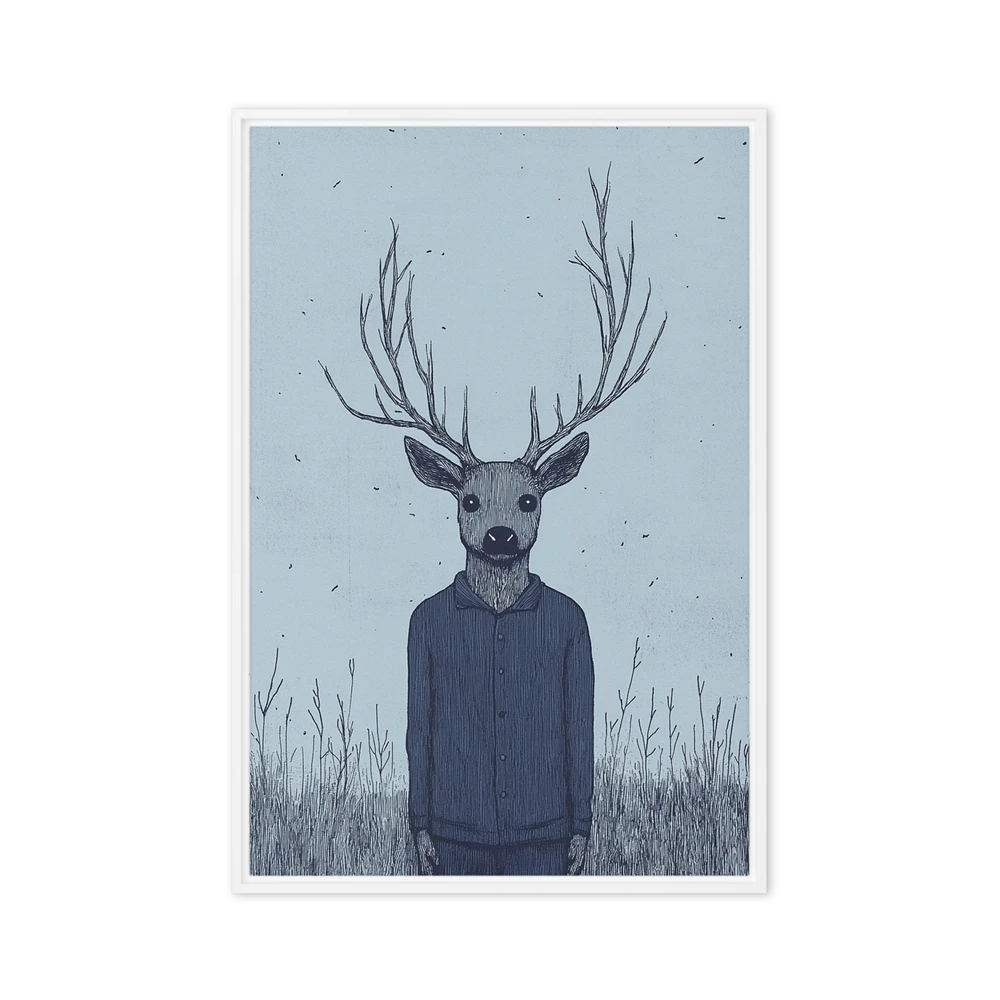 The Antlered Figure | Art Print