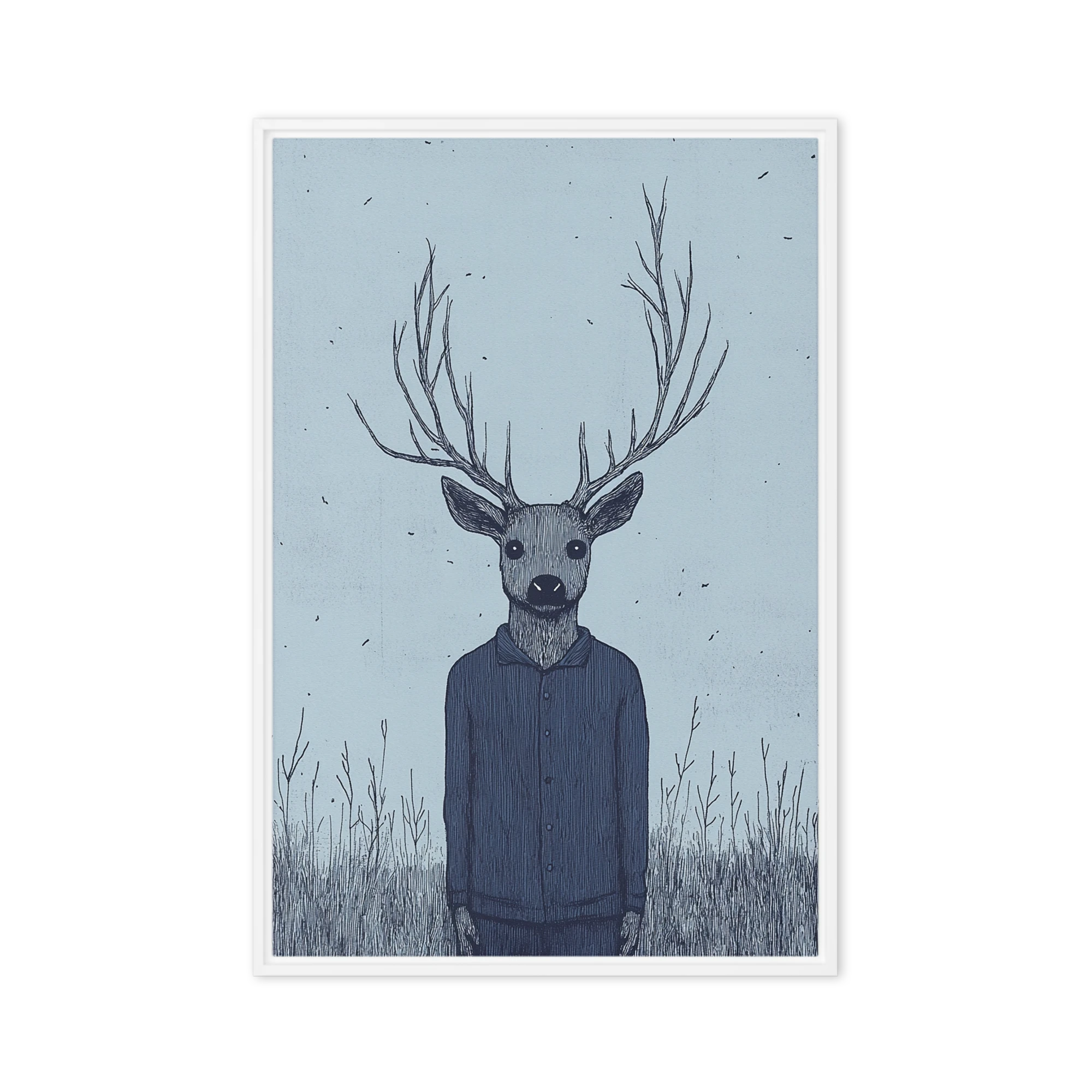 The Antlered Figure | Art Print