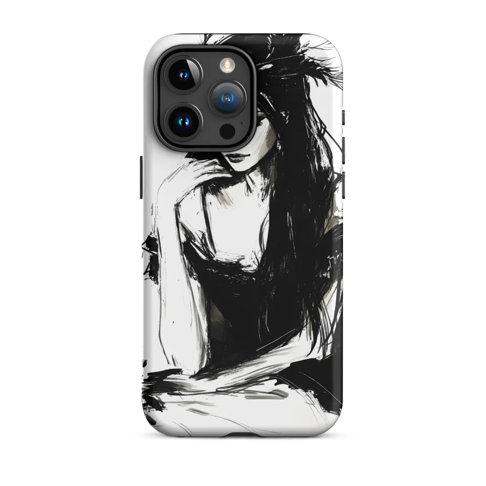 Contemplative Woman | Phone Case