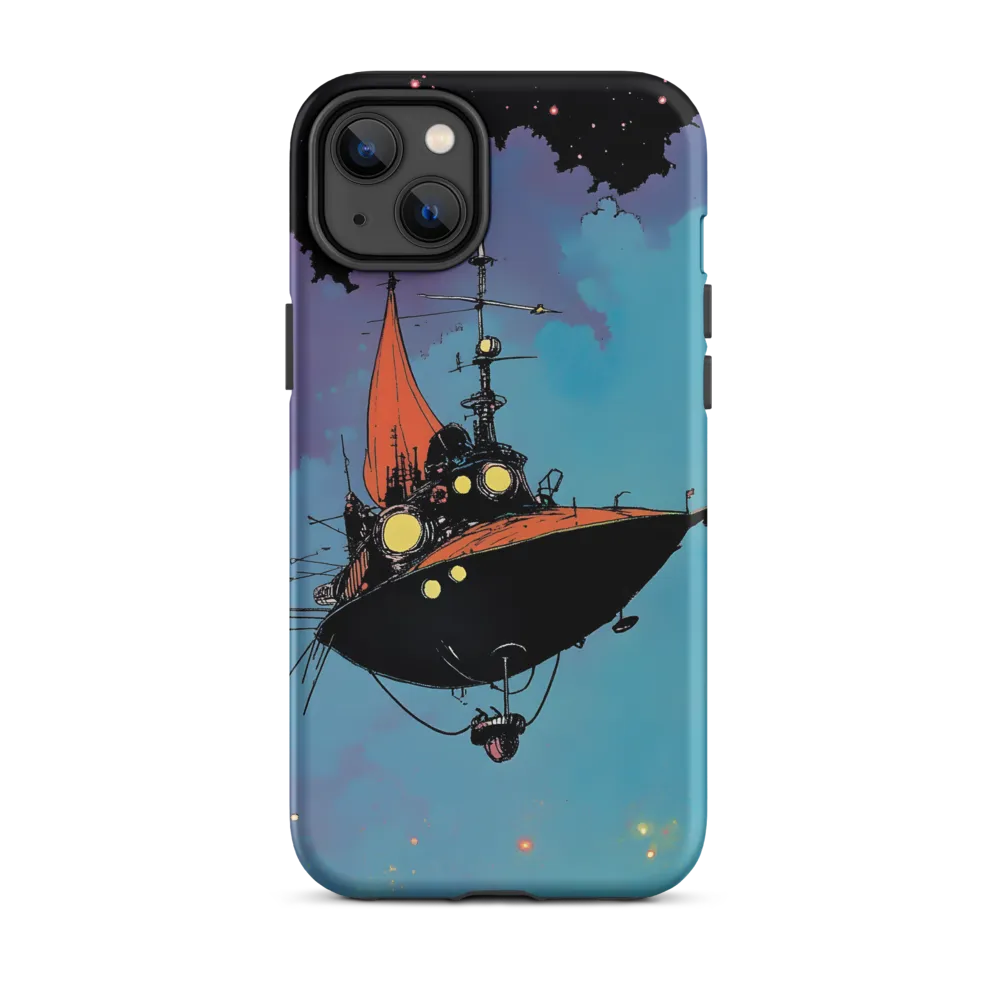 Futuristic Spaceship in Sci-Fi Style | Phone Case