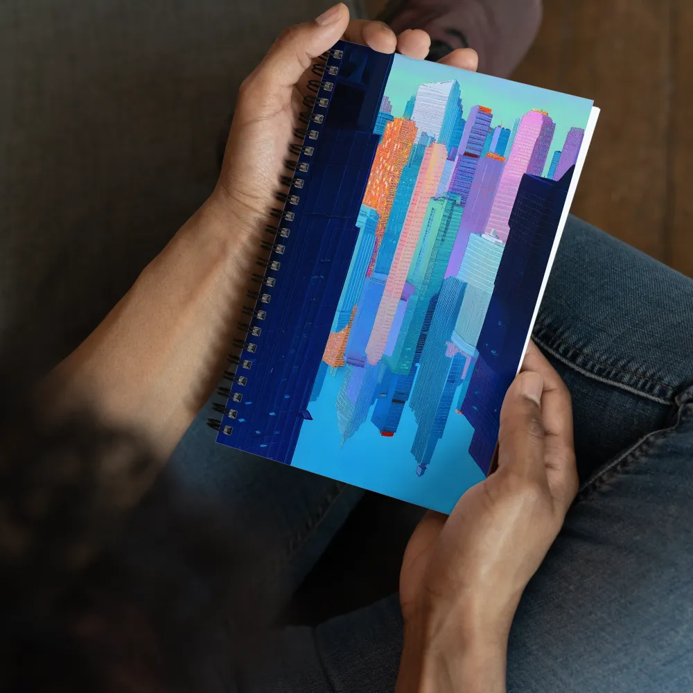 Surreal Urban Reflection 
 Spiral Notebook | 140 pages