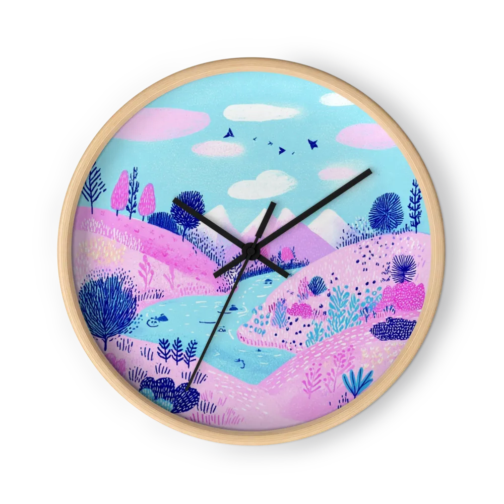 Bubblegum Landscapes Around The Dial — Pink Hills, Turquoise Peaks