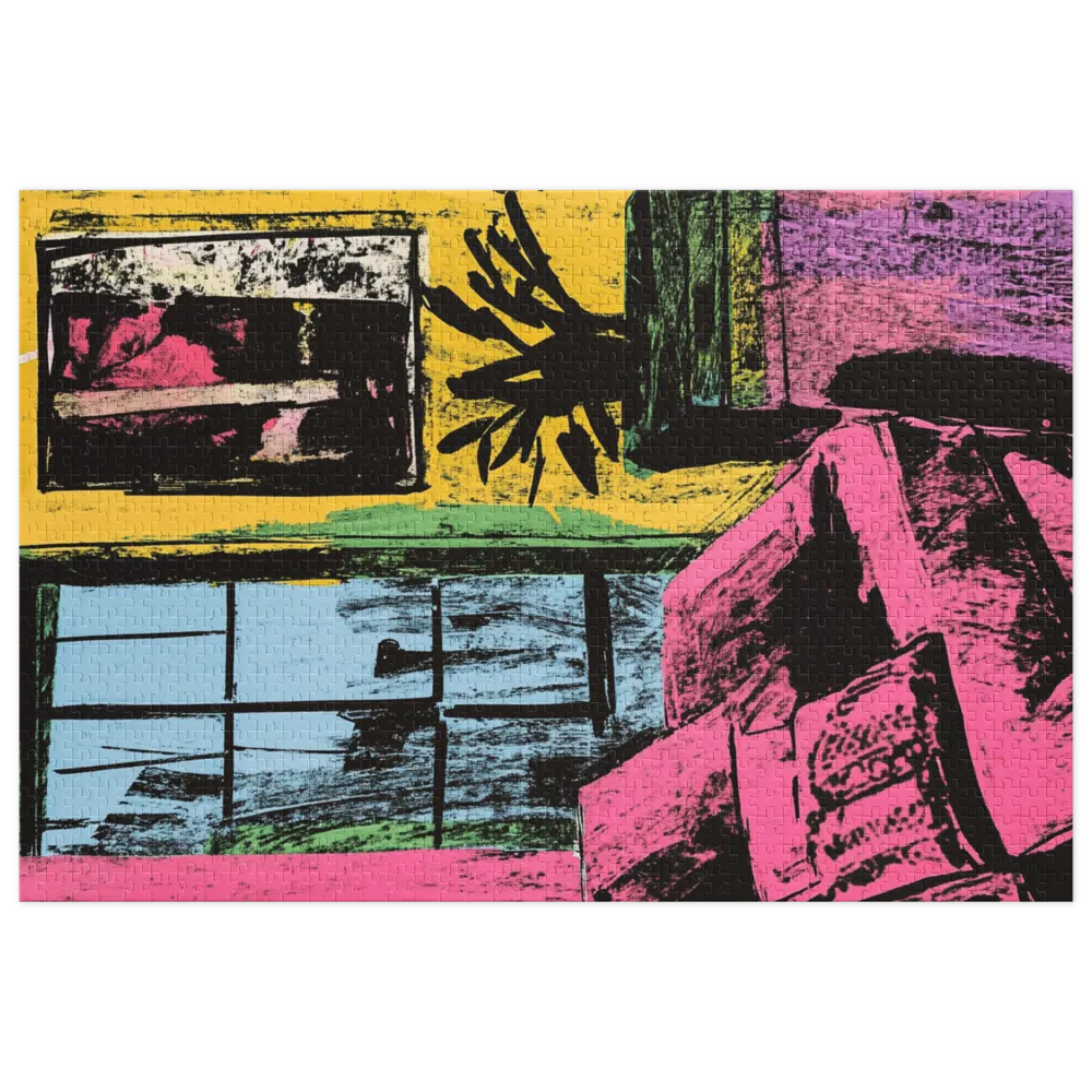 Vibrant Pop Art Interior | Jigsaw Puzzle (252/520 pieces)