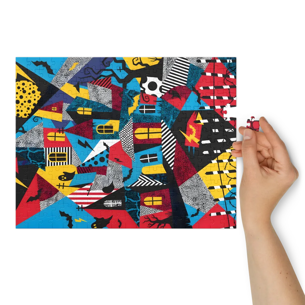 Haunted Village Collage | Jigsaw Puzzles
