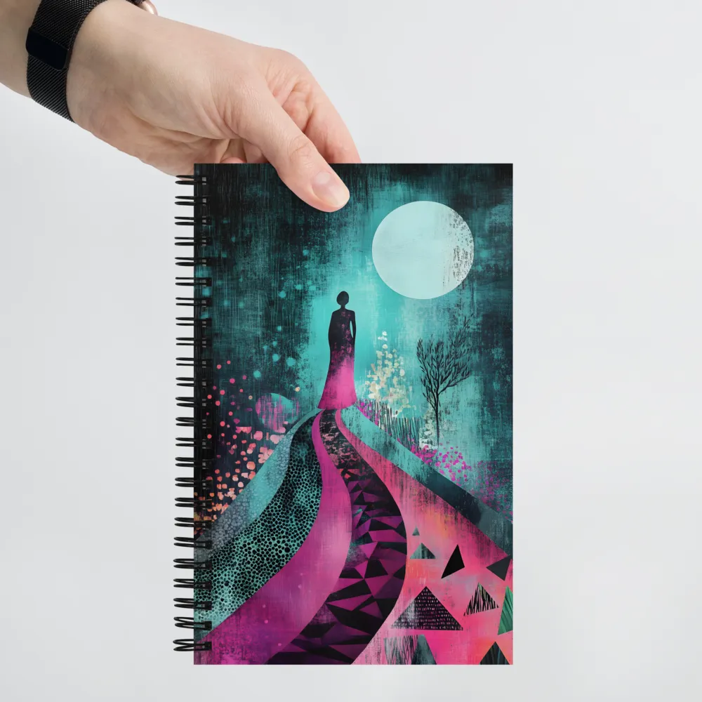 Path to the Moon 
 Spiral Notebook | 140 pages
