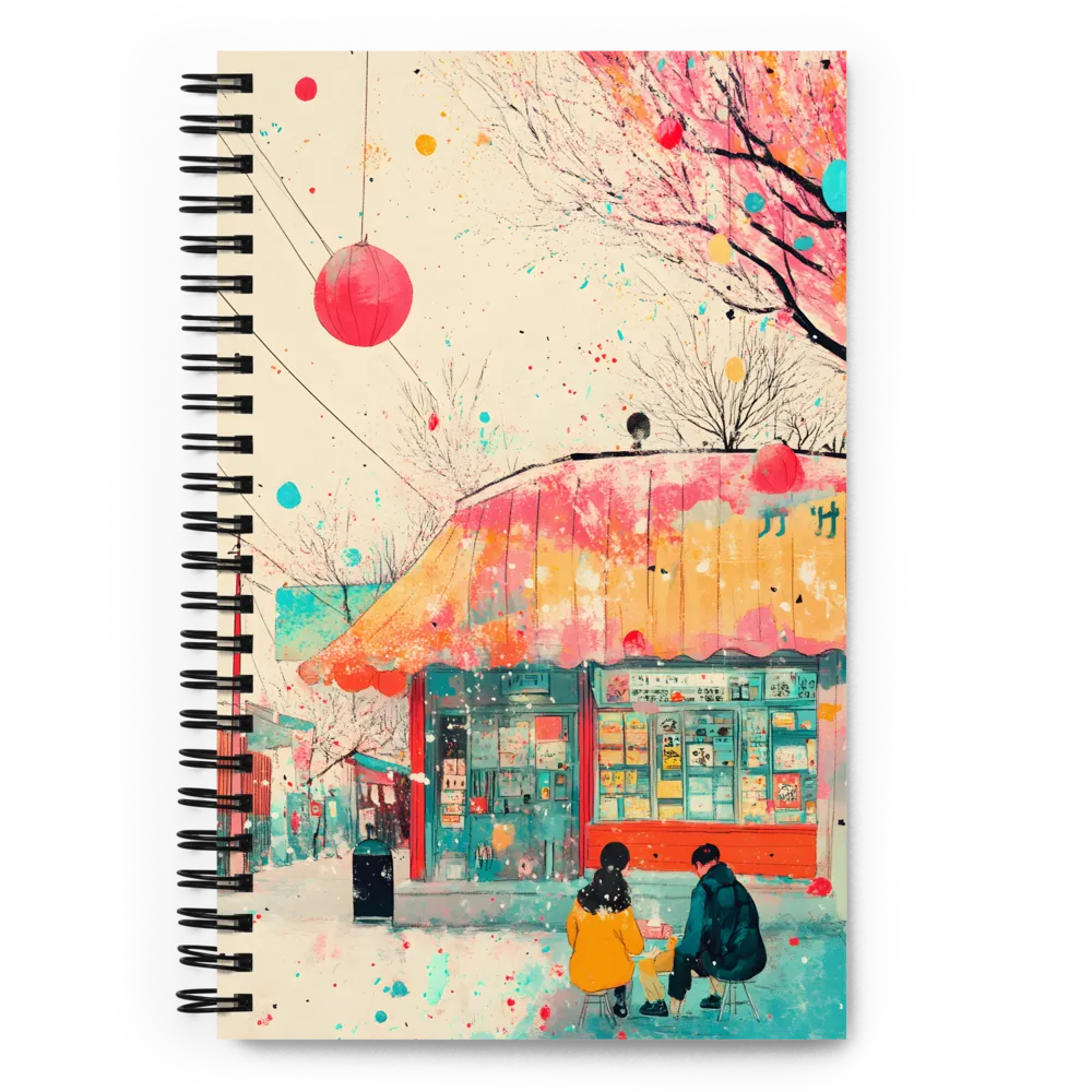 Springtime Urban Reverie 
 Spiral Notebook | 140 pages