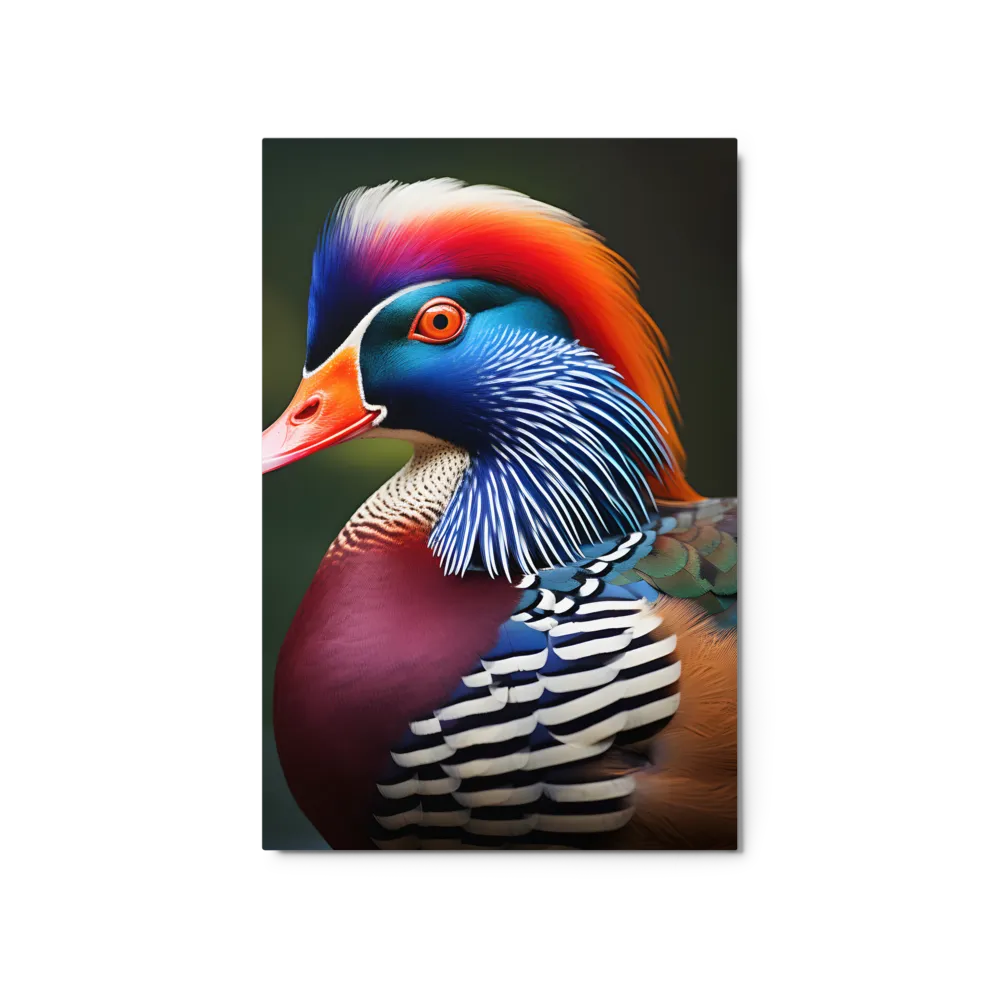 Mandarin Duck's Plumage 
 Canvas | 12″x 18″