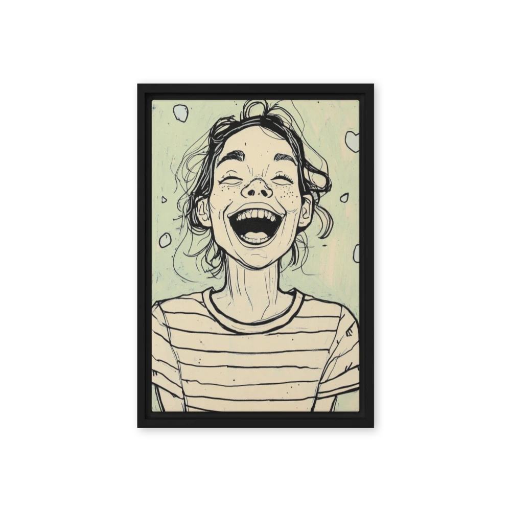 Smiling Girl Illustration