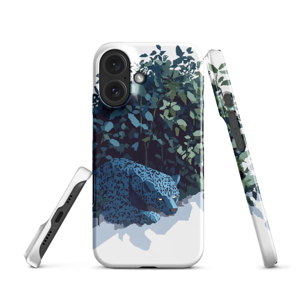 Pixel Jaguar in the Jungle 
 iPhone 14 Plus | Tough Case