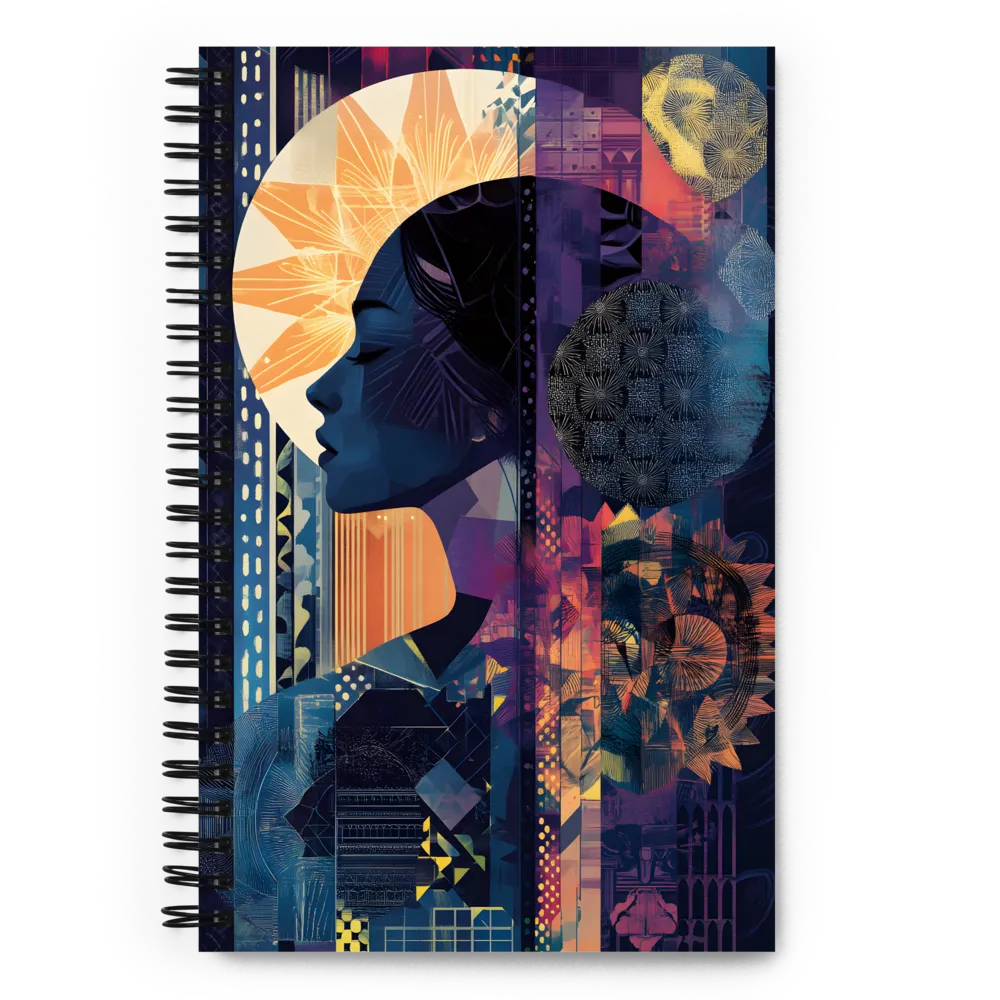 Geometric Muse 
 Spiral Notebook | 140 pages