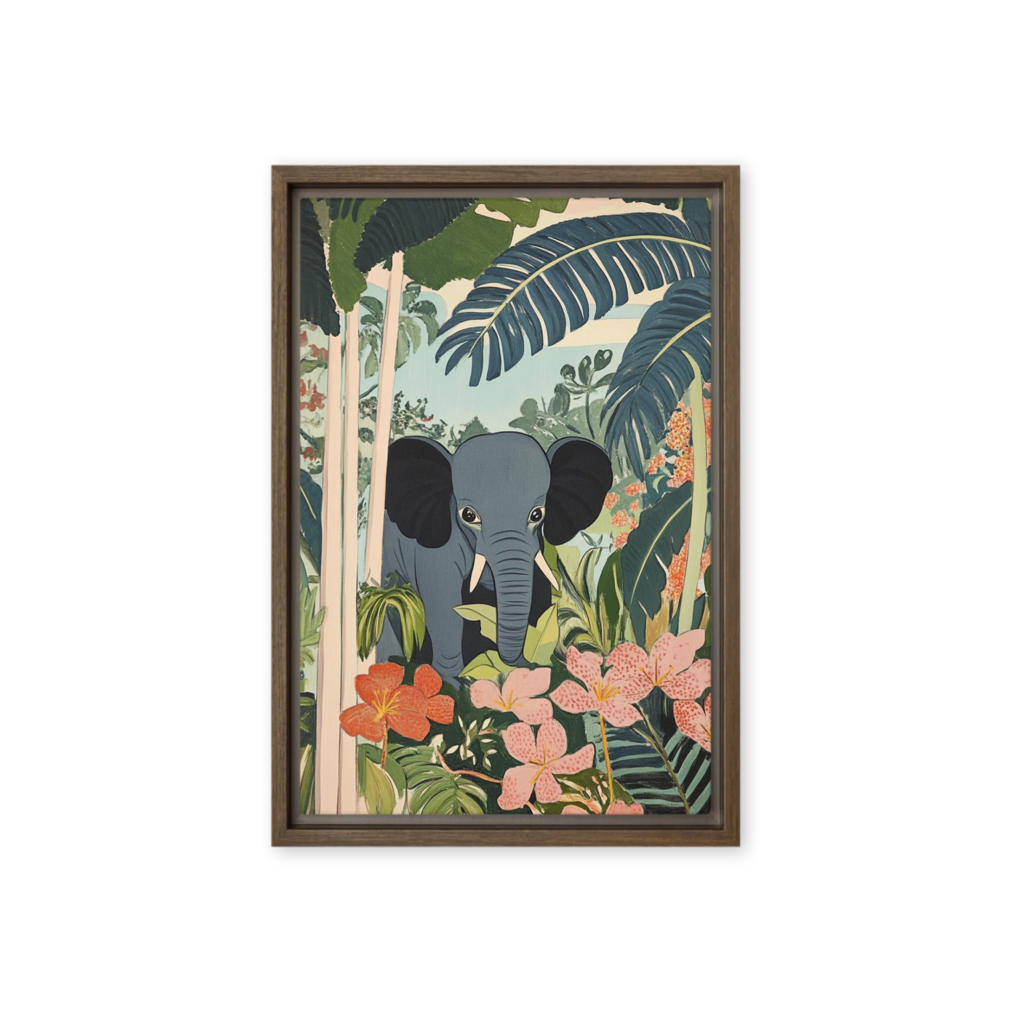 Elephant in Tropical Jungle