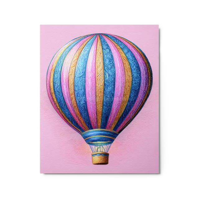 Ornate Hot Air Balloon | Art Print
