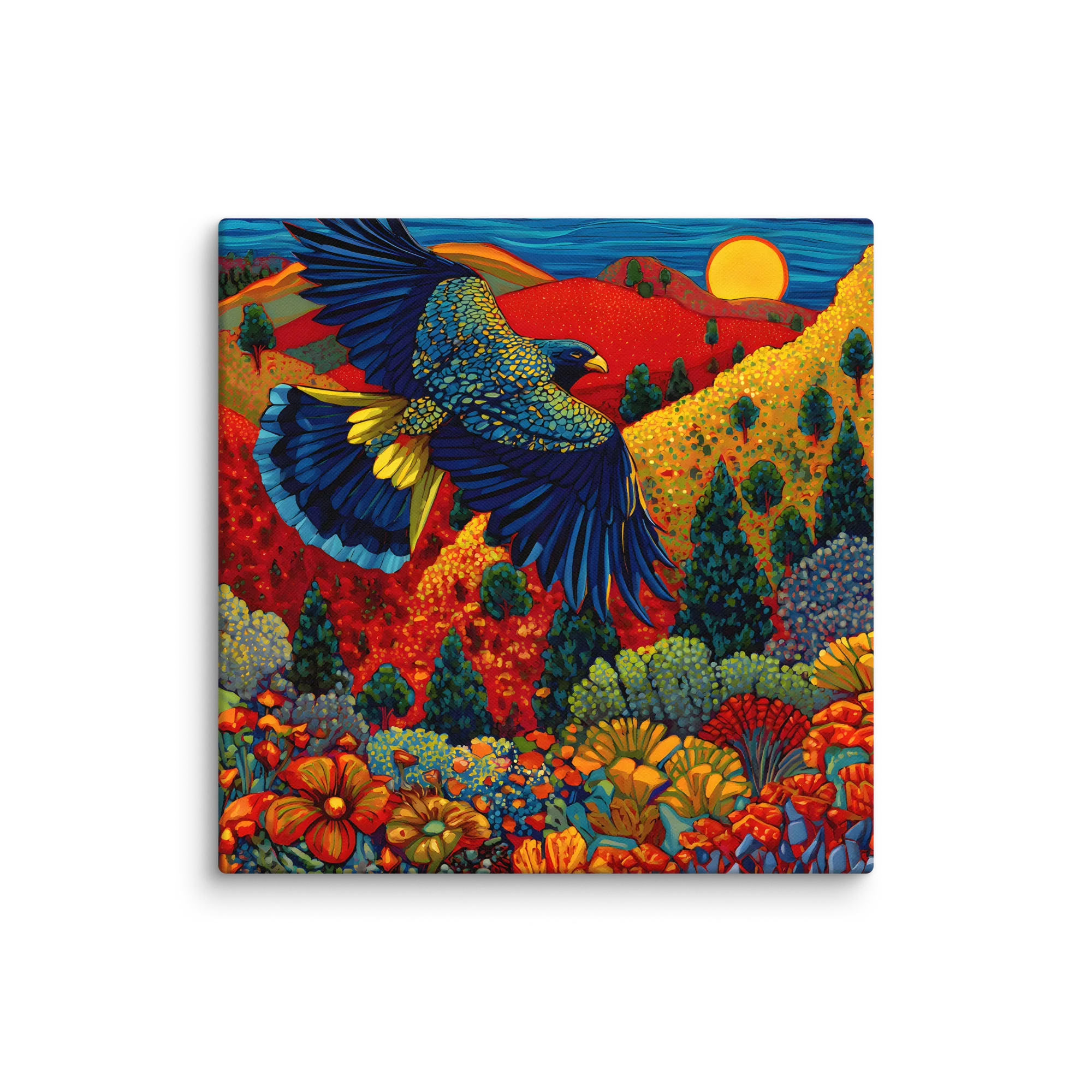 Swirling Stained-Glass Folk Art — Leaded line and mosaic