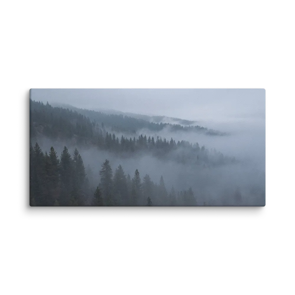 Misty Forest Canopy 
 Canvas | 10″x 20″