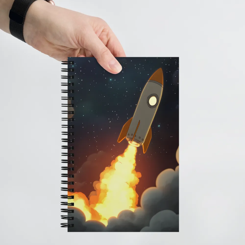 Rocket Launch 
 Spiral Notebook | 140 pages