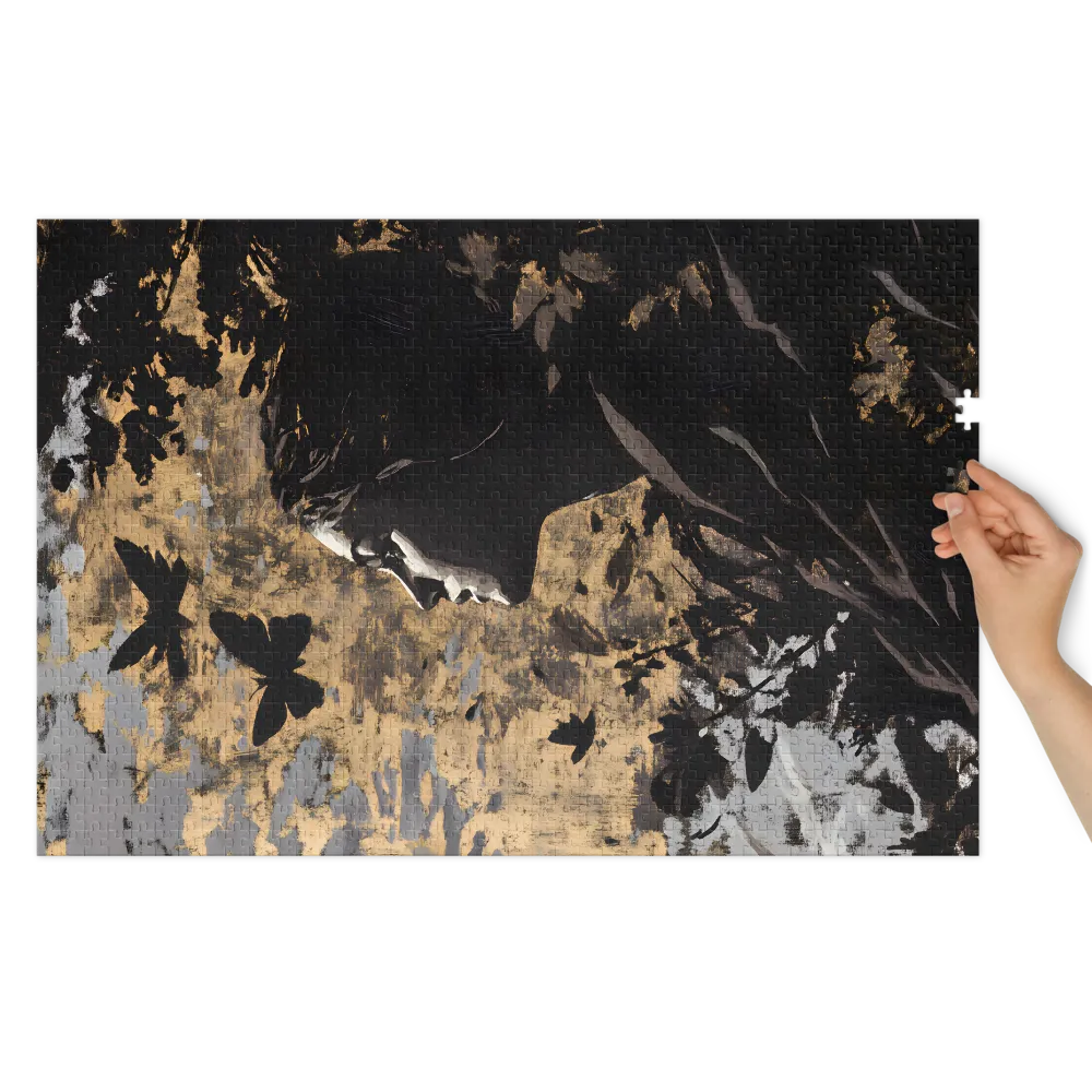 Golden Reverie 
 Jigsaw Puzzle in Tin Box