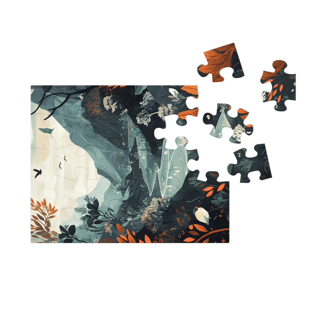 Whispers of the Wild River 
 Jigsaw Puzzle in Tin Box