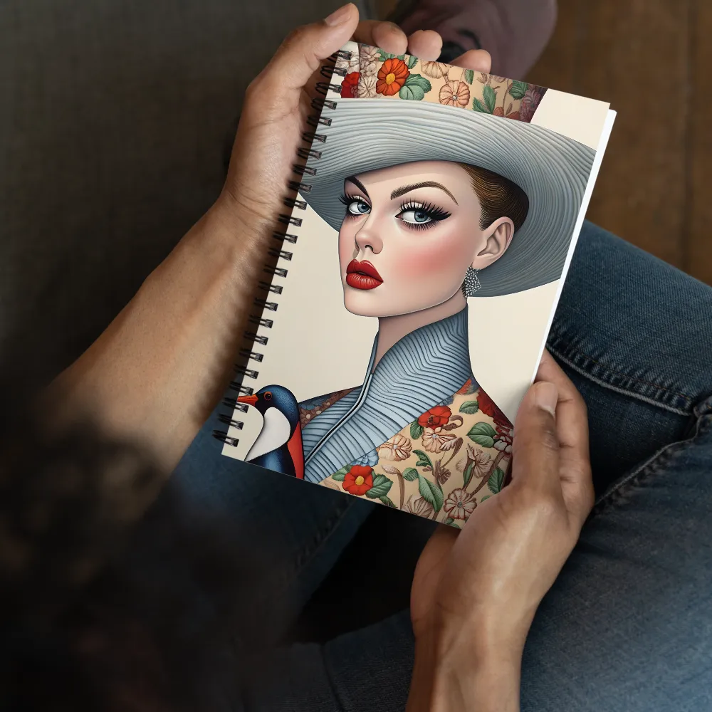 The Floral Milliner 
 Spiral Notebook | 140 pages