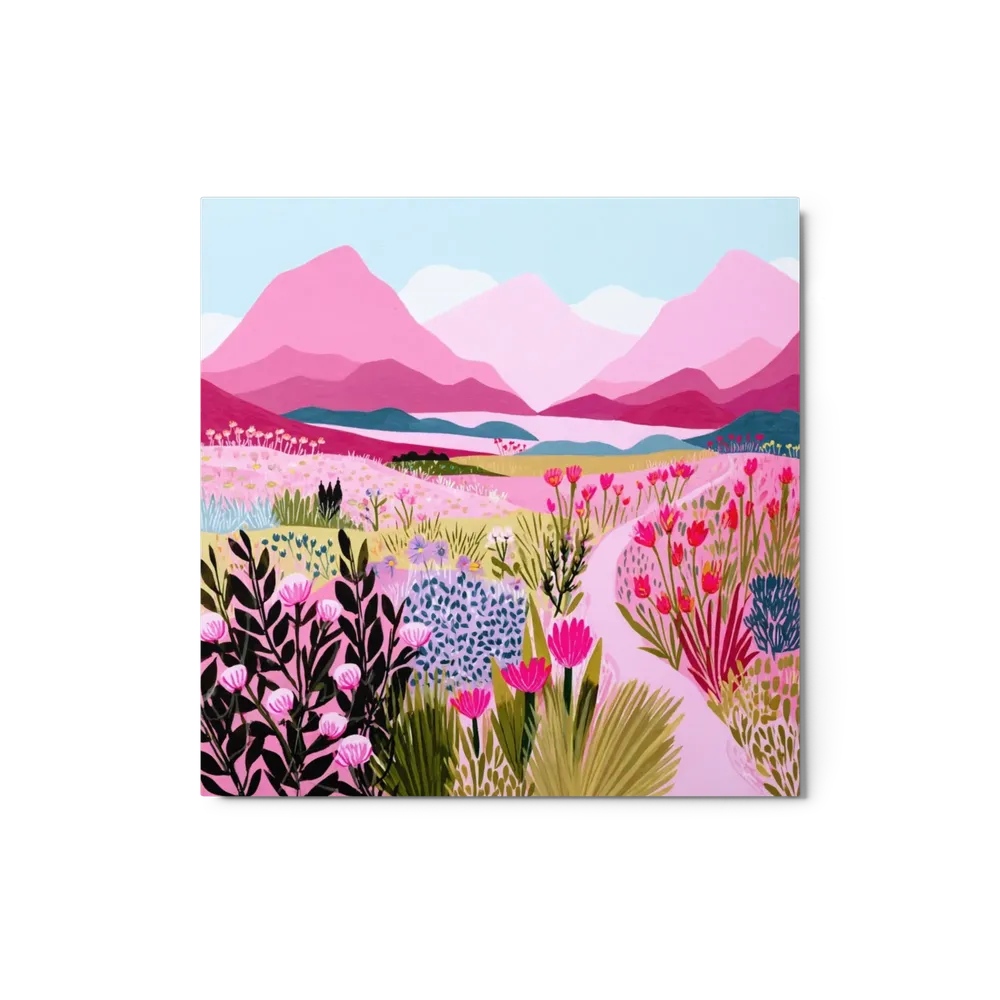 Pink Mountain Meadow | Art Print