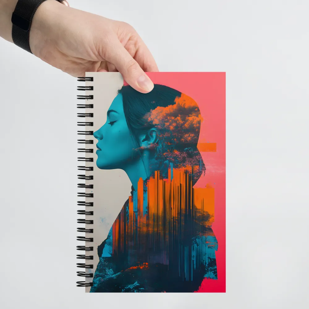 Neon Echo 
 Spiral Notebook | 140 pages