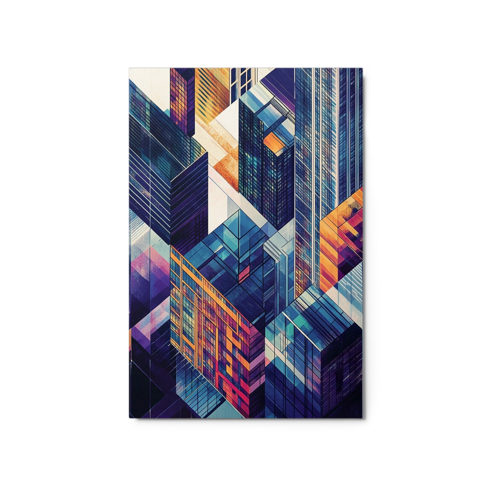 Geometric Abstract Cityscape