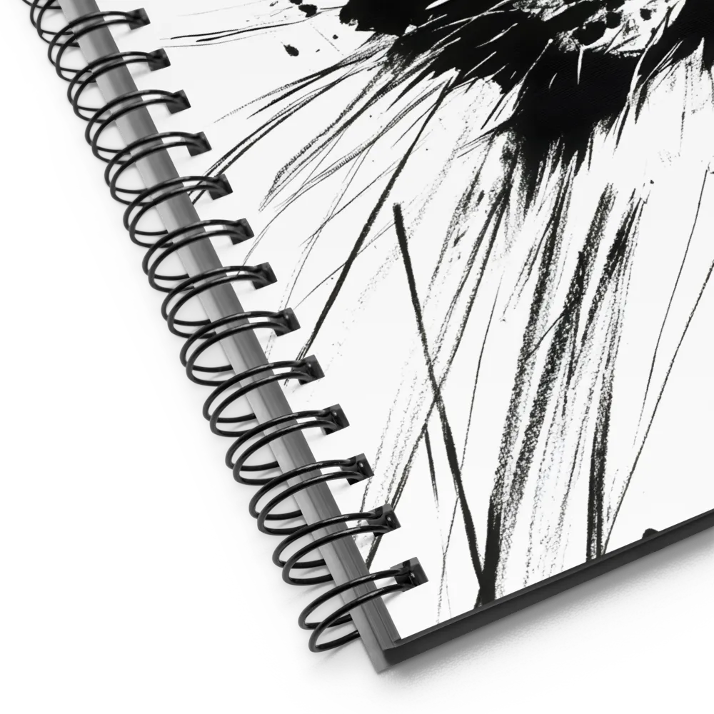 Fierce Tiger Ink Portrait 
 Spiral Notebook | 140 pages