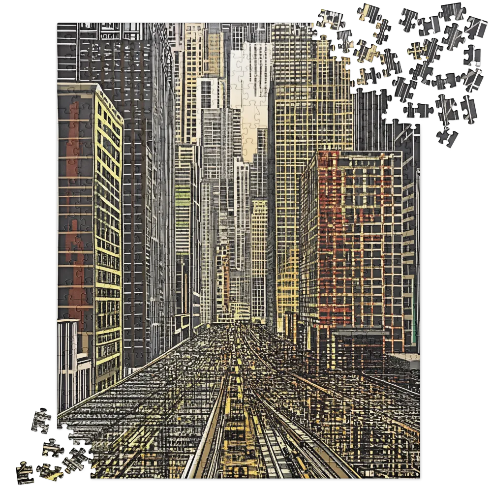 Urban Gridscape 
 Jigsaw Puzzle